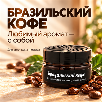 «Бразильский кофе»: аромат для авто, дома и офиса