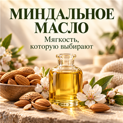 Миндальное масло: мягкость, которую выбирают